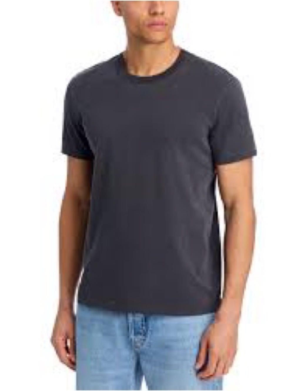 Citizens Of Humanity Short Sleeve Crewneck Tee — Black (SZ XL)